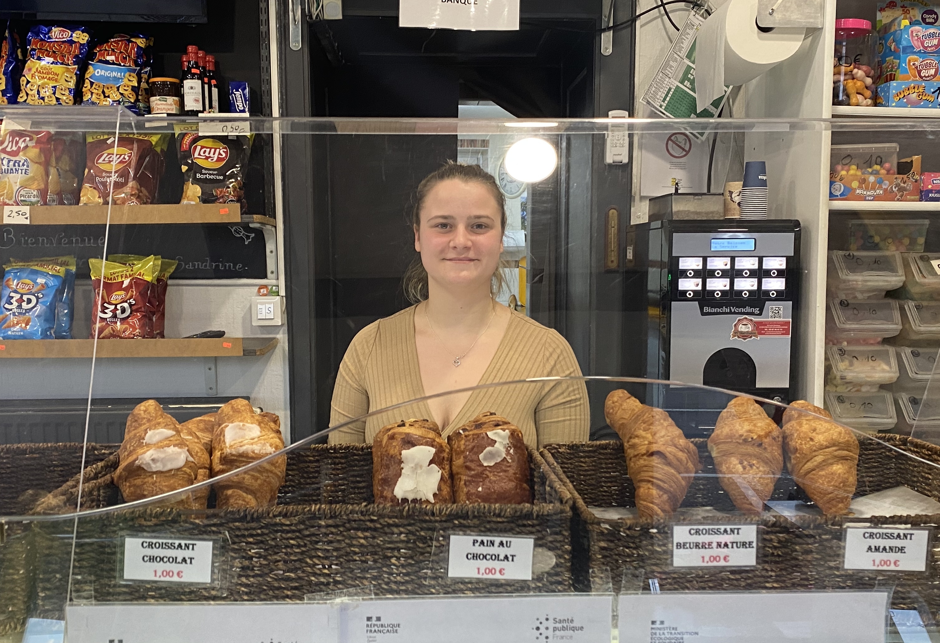 photo de la serveuse